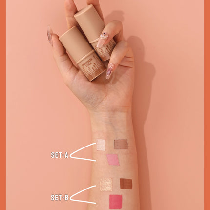 Contour Stick Set Natural Matte Finish Highlighters Shadow Waterproof Contouring Wand V-face Shaping Contour Pen Face Makeup