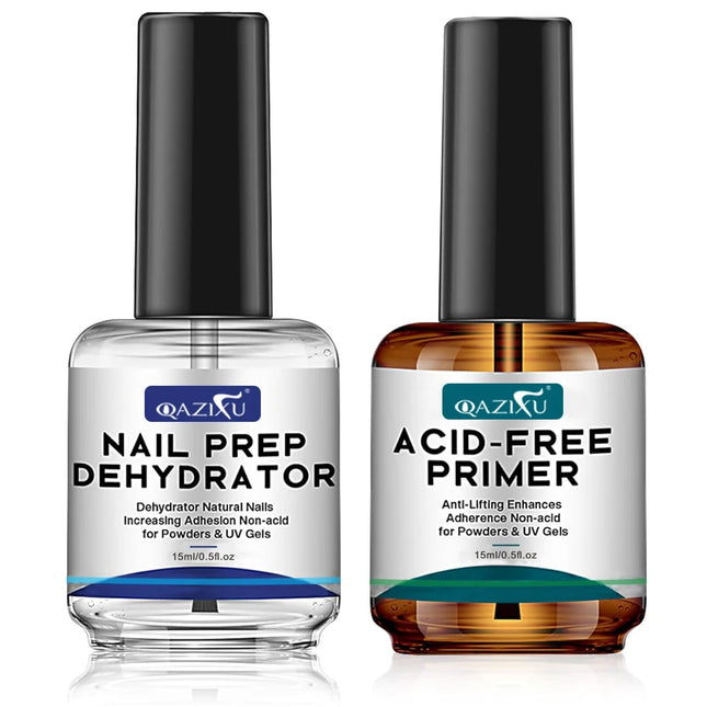 QAZIXU 1/2Pcs 15ml Nail Primer Nail Prep Dehydrator Base Primer Gel First Nails Gel for Manicure Tools Nail Art Design Tool