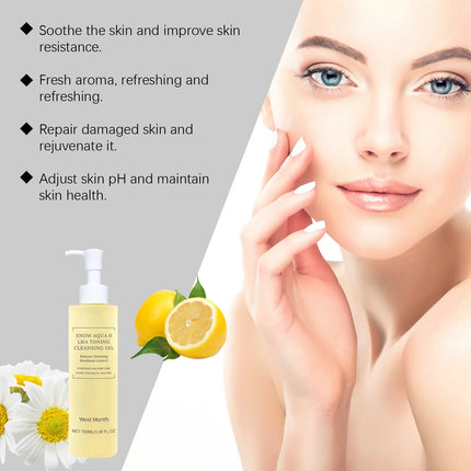 Facial Cleansing Oil Deeply Clean Pores Moisturizing Refresh Nourishing Gentle Toning Makeup Remover Liquid Sensitive Skin Care