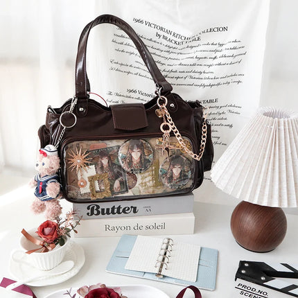 Original Daily underarm bags Versatile Messenger bags Transparent Bag for Female handbag designer bag