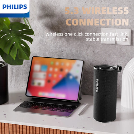 Philips TAS3150 Outdoor Wireless Speaker Multifunctional Waterproof 3600mAh High Sound Quality Portable Subwoofer For Camping