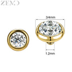 Style 6-1PC / Retainers & Hide-it Jewelry / 4mm-diameter