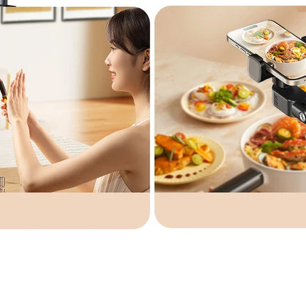 MoZhao Phone Stand Overhead Shooting Tripod Fill Light Floor-standing Telescopic Outdoor Live Photo Video Universal Camera Stand