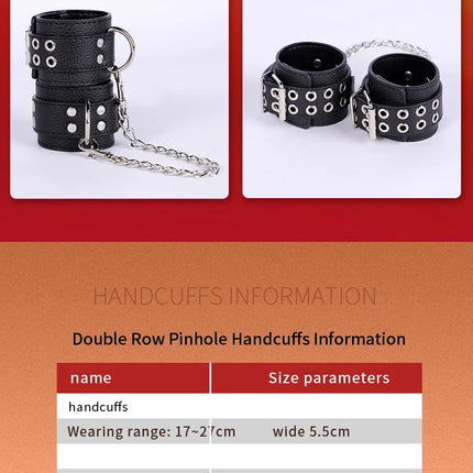 New BDSM Adult Games Handcuff Wrist Ankle CuffS Restraints Bondage Sex Toy Restraints Sex Bondage Exotic Sex Toys for Women