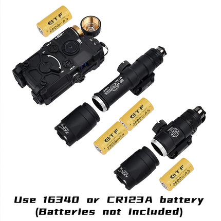 OGL Eotech Surefir Aluminum alloy flashlight combination M300 M600 White strobe flashlight With AXON double control switch peq