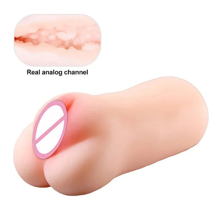 Soft Realistic Vagina Male Masturbator - Silicone Artificial Pocket Pussy Cup, Blowjob Doll Sex Toy for Men, Sex Shop Essential