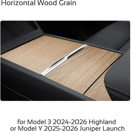 For Tesla Model 3 Highland Y Juniper 2024-2026 Center Console Cover Protector Sticker Central Control Panel Film Car Accessories
