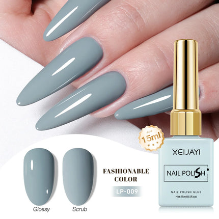 Colored Square Bottle Nail Varnish Gel 60 Colors Gloss Matte Ice-clear Nail Polish Fruit Green Nail Art Soak Off UV Gel Lacquer