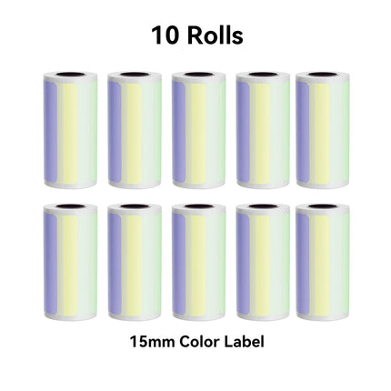 Thermal Mini Printer, Portable Inkless Sticker Maker,Bluetooth Free Cut Small Pocket Printer for Children DIY 57mm Photo Print