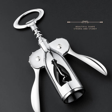 Hand Movement Bottle Opener Classic And Practical Stainless Steel Wine Opener Portable Wine Cork Remover Kitchen Gadgets