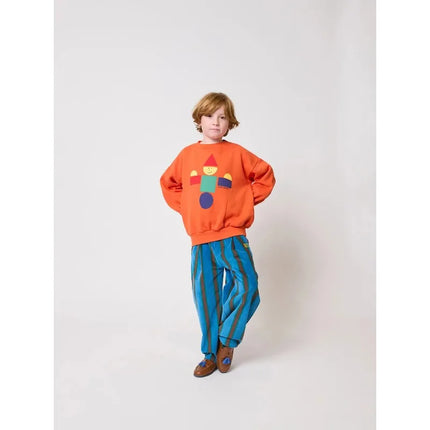 Boys and Girls Sports Set 2026 Spring Summer BC New Fashion Cartoon Printed Top Cotton Casual Boys' Sports Shirt Children's Wear