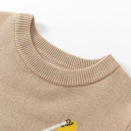Little maven Kids Clothes Winter Autumn Baby Boys Children's Clothing Sweater Casual Cartoon Excavator 2-7 year