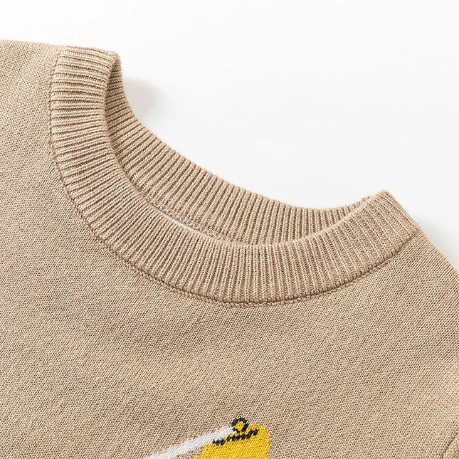 Little maven Kids Clothes Winter Autumn Baby Boys Children's Clothing Sweater Casual Cartoon Excavator 2-7 year