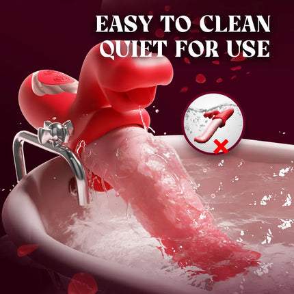 10 Modes Tongue Licker Vibrator Clitoral Stimulator Adult Female Tongue Vibrator Toys G Spot Stimulator Couple Sex Toys