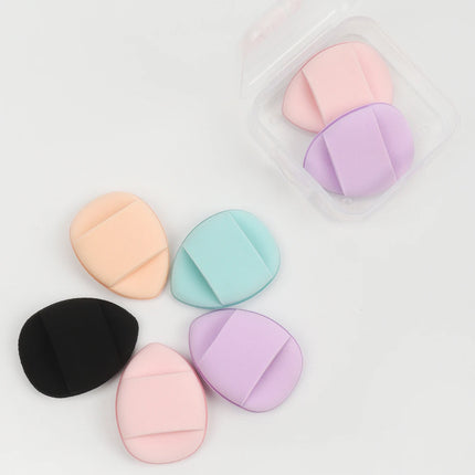 5Pcs Mini Finger Puff Foundation Small Air Cushion Powder Sponge Face Concealer Bb Cream Cosmetic Applicator Makeup Tools
