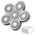 6 Blades Head Silver