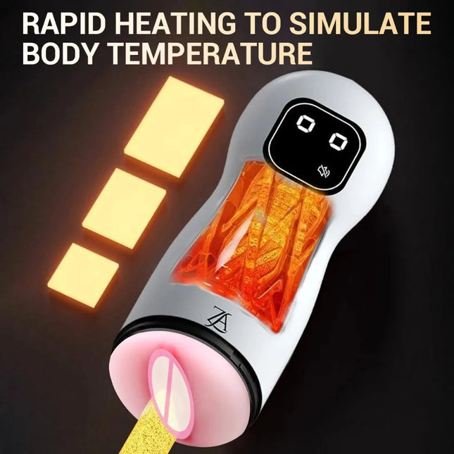 Male Masturbator Cup  Realistic Vagina Penis DelayTrainer Suction Men Masturbation waterproof pocket pussy For Adult Sex Toys 18