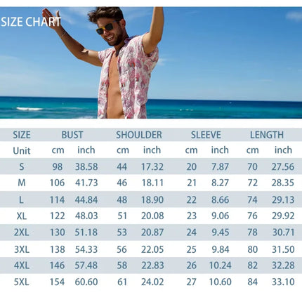 New Men's Large Size Shirts Daily Versatile Comfortable Breathable Short-sleeved Men's Button-down Shirts Fashion Men's Clothing