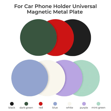 Metal Disk Sticker Sheet for Magnetic Car Phone Holder Universal Iron Sheet Sticker Stand Mobile Phone Magnet Holder Mount