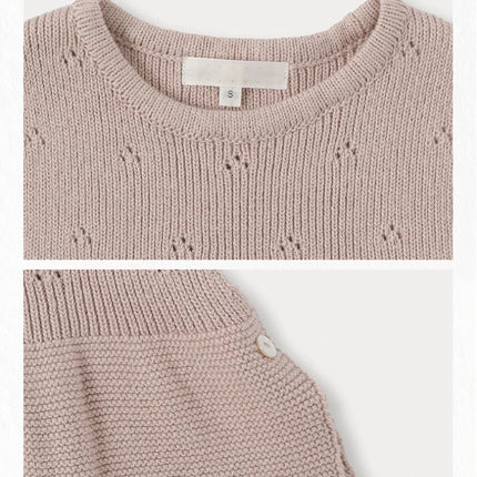 2025 Autumn Winter New Girls Fungus Edge High Neck Vest  Pure Cotton Soft Knitted Vest Warm Soft and Comfortable Baby Clothing
