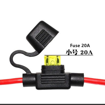 12-24V Car Cigar Lighter Mother Seat Suitable for Motorcycle Yacht Cigarette Sockets 20A Safe High Power 14Agw Cable
