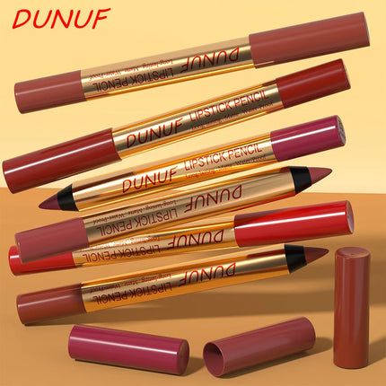 Waterproof Matte Lipliner Pencil Dark Red Contour Tint Lipstick Long Lasting Non-stick Cup Lip Liner Sexy Lips Makeup Cosmetics