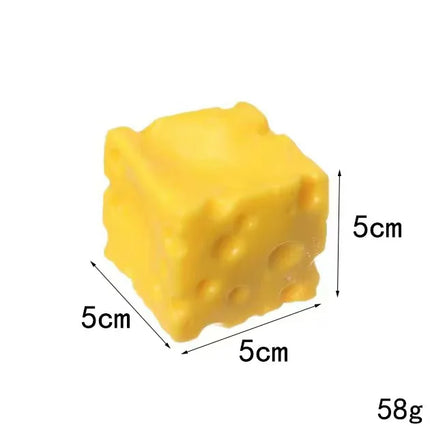 Cheese Squeeze Toy Extra Large Size Cheese Squishy Fidget Toys Slow Rebound Shapeable Venting Ball for Adults Gifts