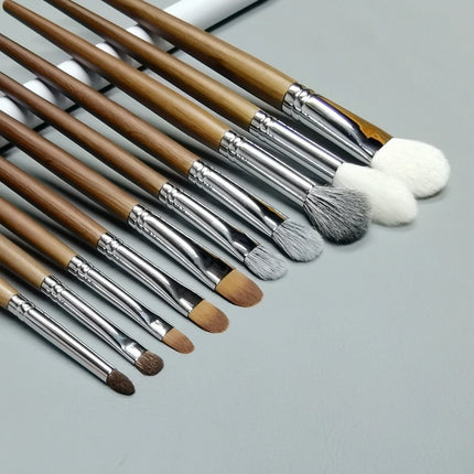 Natural Hair Blush Brush Face Highlighter Shadow Makeup Brushes Natural Goat Hairs Bronzer Pro Essential Cosmetic Tools