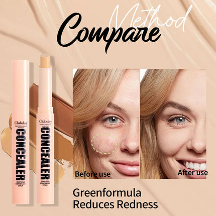 Orange Green Contour Concealer Stick Waterproof Matte Concealer Full Cover Acne Dark Circles Nude Foundation Makeup Corrector