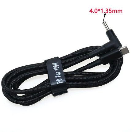 USB Type C to DC2.5*0.7 3.0*1.1 3.5*1.35 4.0*1.35 4.0*1.7 4.5*3.0 4.8*1.7mm Male Plug Converter USB-C PD Lure Charging Cable