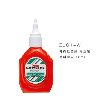 PENTEL Correction Fluid ZL31/33/62/72 Correction Pen Fine Point Quick Drying Fast Clean and Easy To Use School Supplies