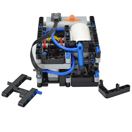 NEW Bricks Technical Pneumatics Automatic Electric Compressor Building Blocks Model Toys with Motor Pneumatic Airtank DIY robot