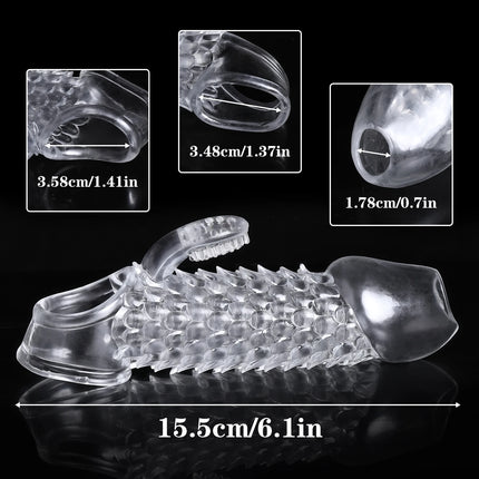 Realistic Penis Extension Cock Sleeve Reusable Silicone Penis Enlarger Delay Condoms For Men Dildo Enhancer Sex Toys