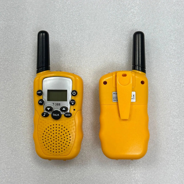 2Pcs/Set Mini Walkie Talkie Children Toy 3 Mile Range Two Way Receiver Electronic toy Radio LCD Flashlight Children Gift for kid