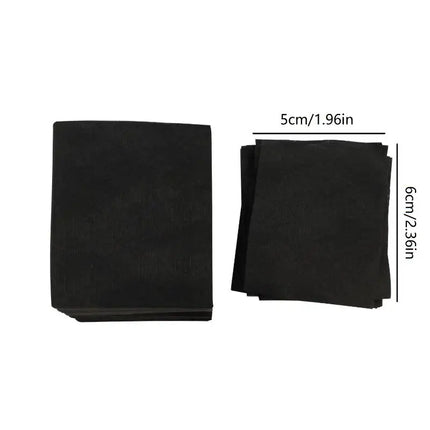 Bamboo Charcoal Wet Compress Cotton Pads 200PCS Disposable Black Makeup Remover Pads Facial Skin Wipe Cleaning Cotton Pads