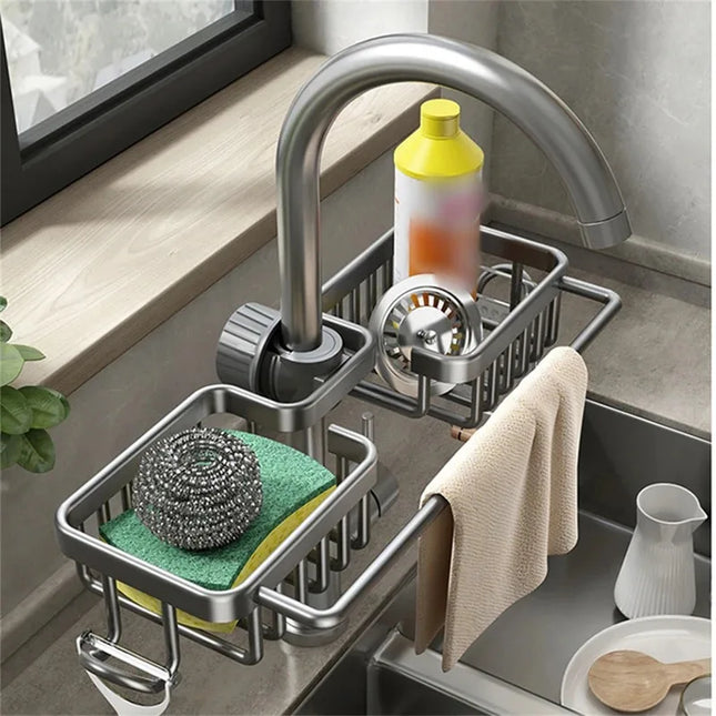 Sink Drain Rack Organizer / Organisateur Évier Cuisine