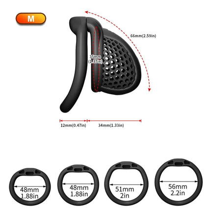 ABS Male Chastity Cage Lock Rings Penis Lock Catheter Plug BDSM Erotic Urethral Lock Bondage Adult Sex Toys Sexy Accessories Hot