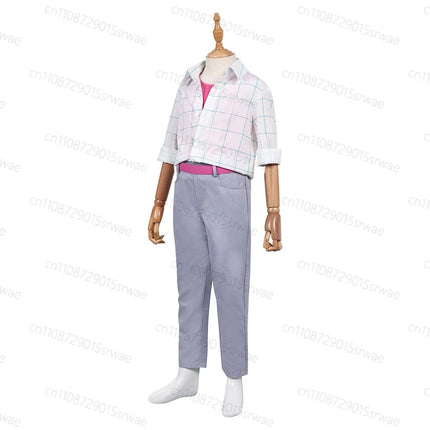 Kids Jinu Cosplay Costume Cartoon Hunters Saja Boys Uniform Clothes Shirts Pants Roleplay Outfits Halloween Carnival Suits