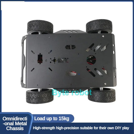 15Kg Load Rubber Wheel Robot Car Metal RC Tank Chassis For Arduino Raspberry Pi DIY Kit with Motor Ps2 Handle Programmable Robot
