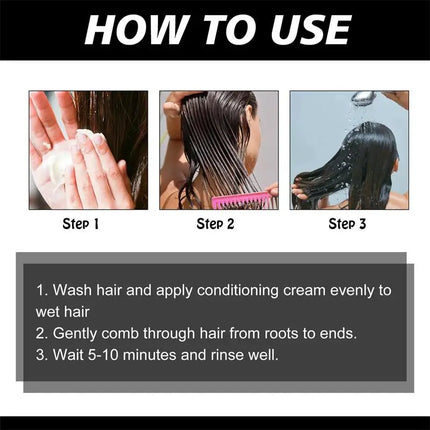 Magical Keratin Hair Mask 5 Seconds Repair Damaged Frizzy Hair Soft Smooth Shiny Nutrition Deep Moisturize Nourishing Hair Care