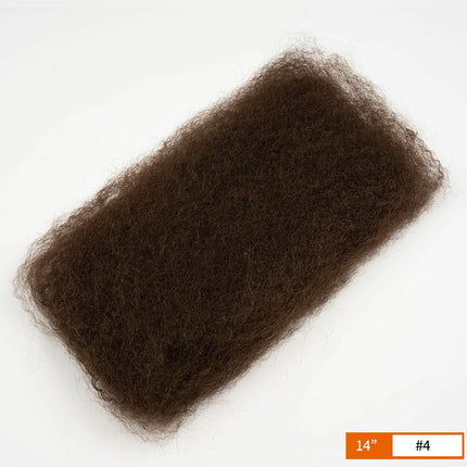 Afro Kinky Bulk Hair for Braiding Hair Extensions – Rebecca Lightweight, Natural Colors for African Braids & Casual Wear QVR