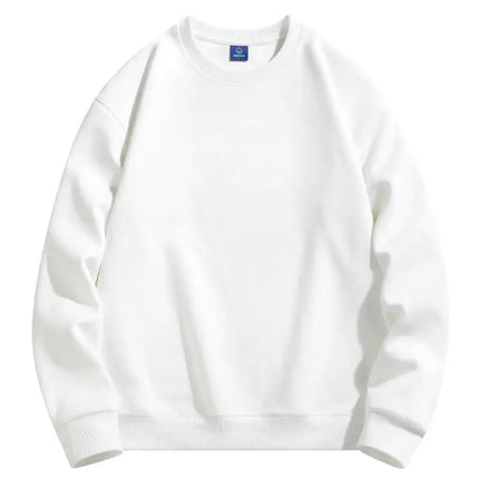 Men's and women's velvet crew neck sweater jumper casual wear cotton custom embroidery logo clothing design