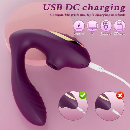 Clit Sucker Vibrator for Women Vagina G-Spot Vibrator Clitoris Stimulator Female Masturabtor Adult Goods Sex Toy for Women