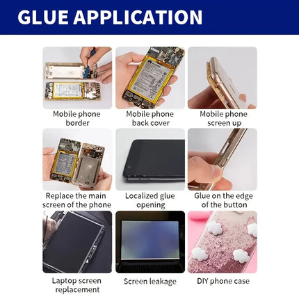 B7000 Mobile Phone Screen High-Strength Waterproof Adhesive With 9 in 1 Mobile Phone Repair Tools Disassemble Repair Set for Phone Screwdriver Combination Skid Multi Function Disassembly Kit .