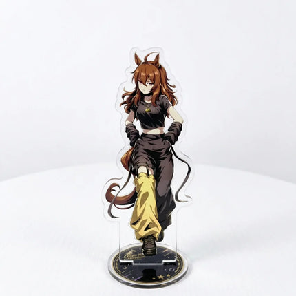 Horse Racing Anime Uma Musume Pretty Derby Acrylic Stand Keyring Tokai Teio Oguri Cap Special Week Clear Figure Collectible Gift