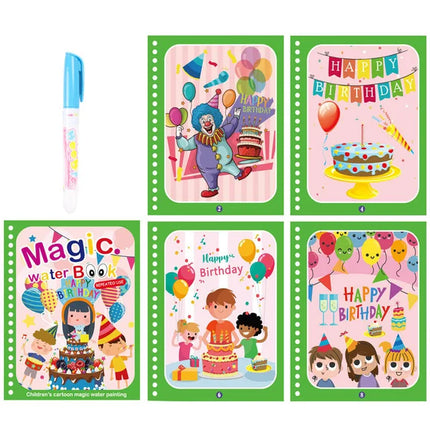 Children Magical Water Book Montessori Drawing Toys Reusable Coloring Books Magic Water Drawing Book Baby Early Education Toys