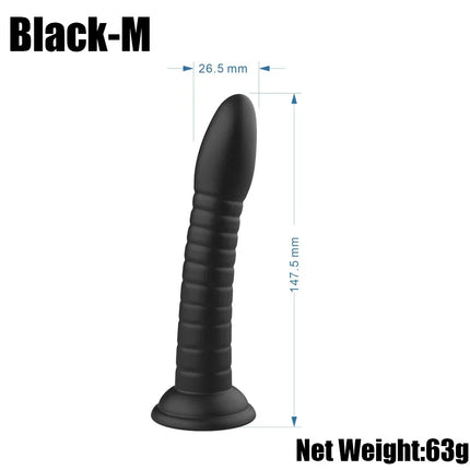 Soft Realistic Anal Dildo Butt Plug Prostate Massager Adult Gay Anal Beads Stimulation G-spot Clitoral Sex Toys for Men Women