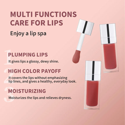 Lip Liner & Lip Gloss Set Shiny Long Lasting Moisturizing Lip Liner and Lip Gloss Combo Multiple Occasions Lips Makeup