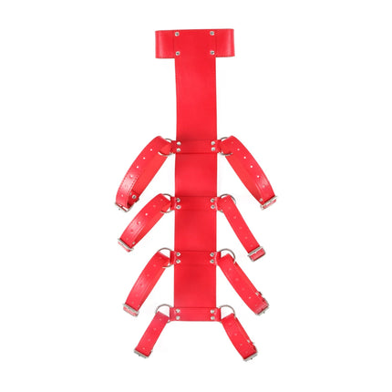 Behind Back BDSM Bondage Restraints Neck to Wrist Armbinder Fetish Harness Erotic Sex Belt Erotic Products For Adult SM Games