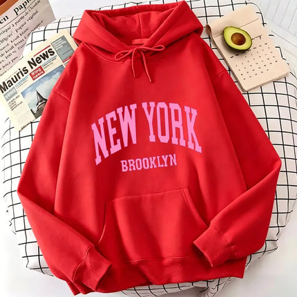 Fashion Casual New York Brook Letter Print Hoodies Spring Hoodies Sweatshirts Men Women Tops Hoodie Sweatshirt Hoody